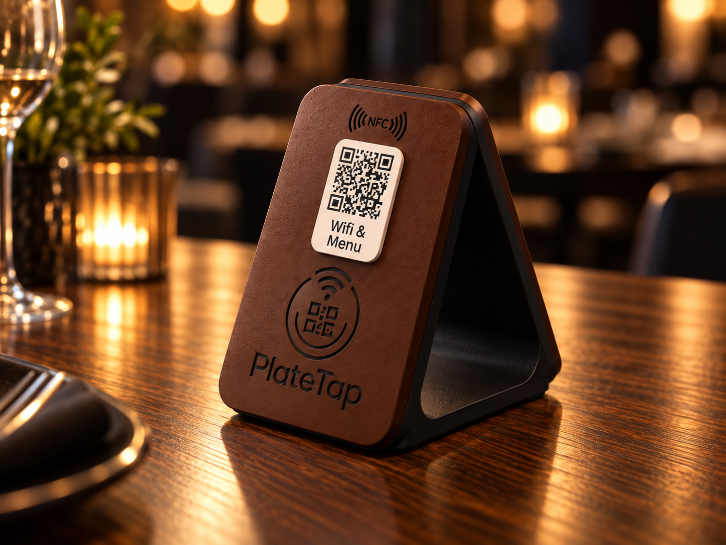 מחזיק מפתחות NFC ממותג של PlateTap